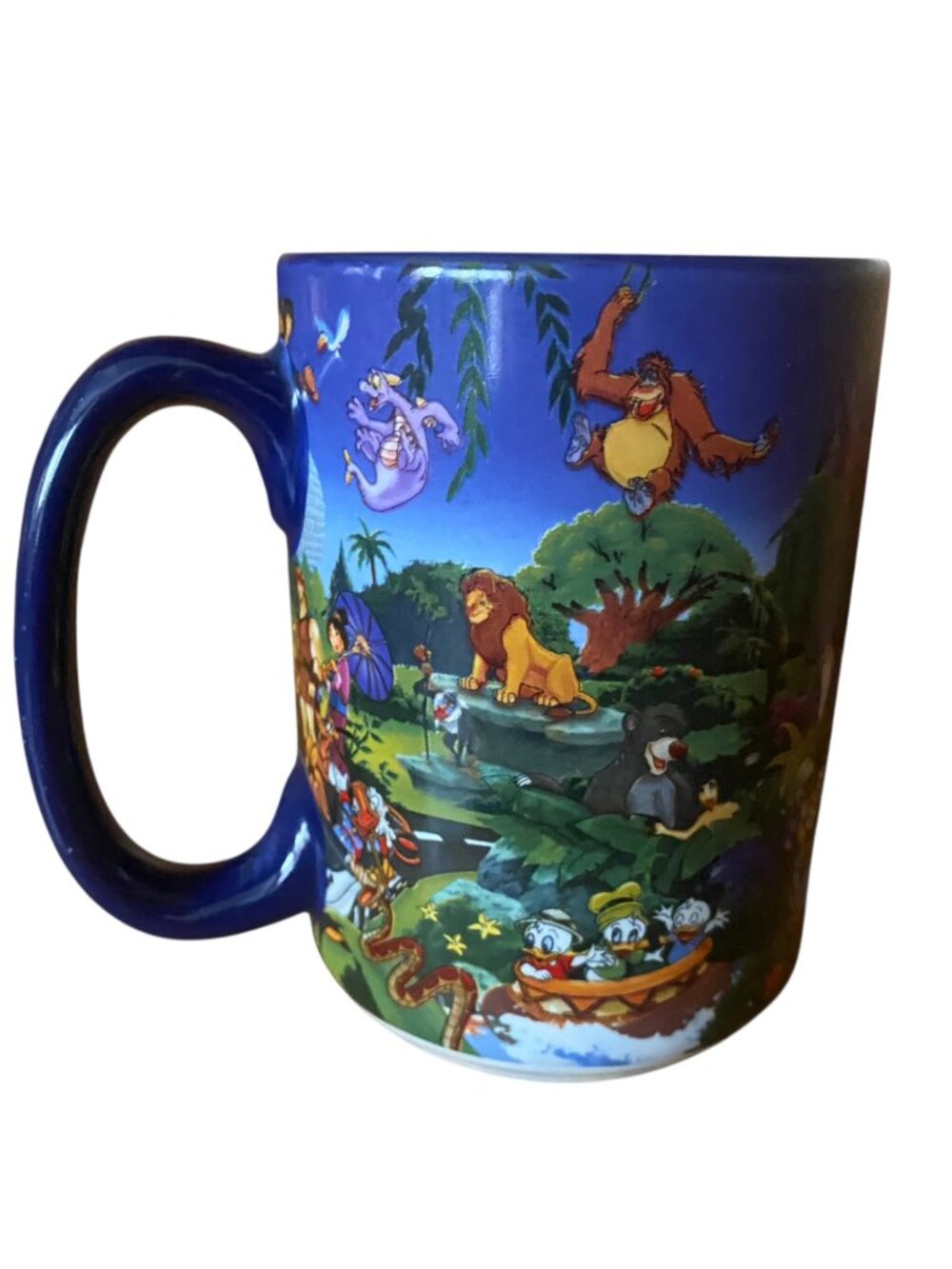 Walt Disney World Parks Mug Characters Blue VHUC